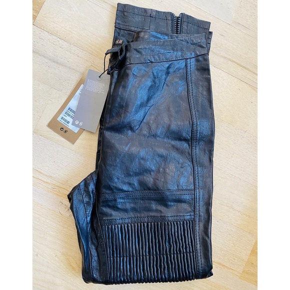 H&M autumn collection. Leather pants. BNWT never worn - Picture 4 of 5